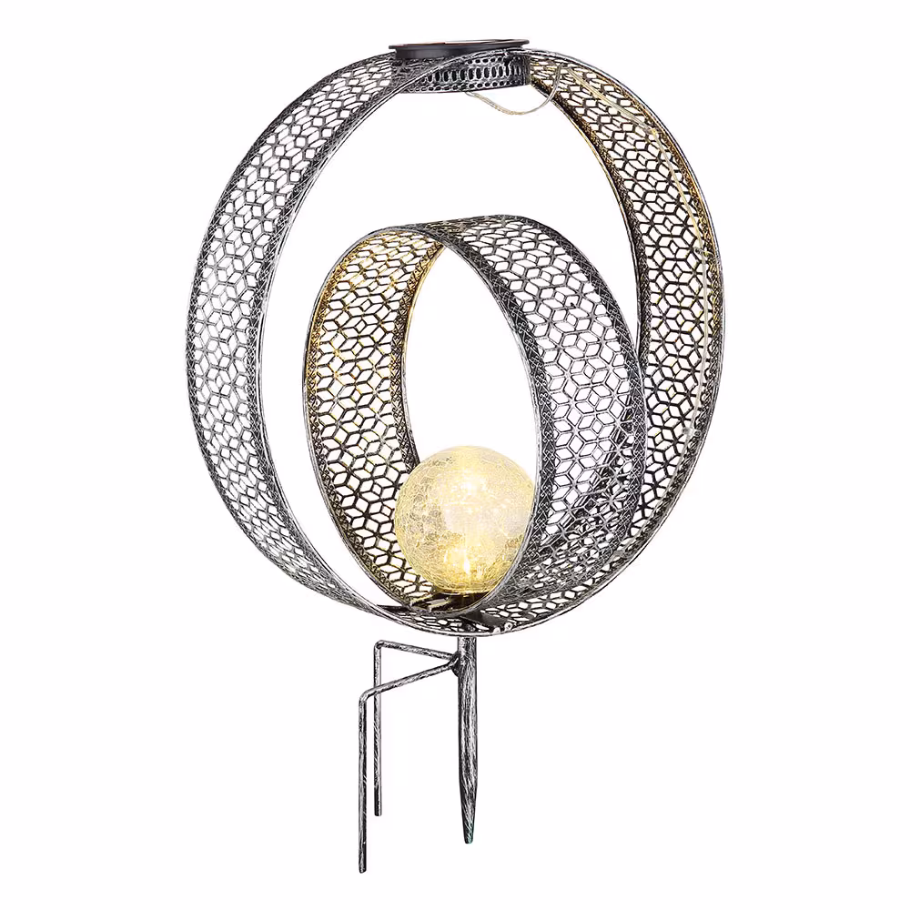 Globo Lighting LED Outdoor Light Solar Light Silver