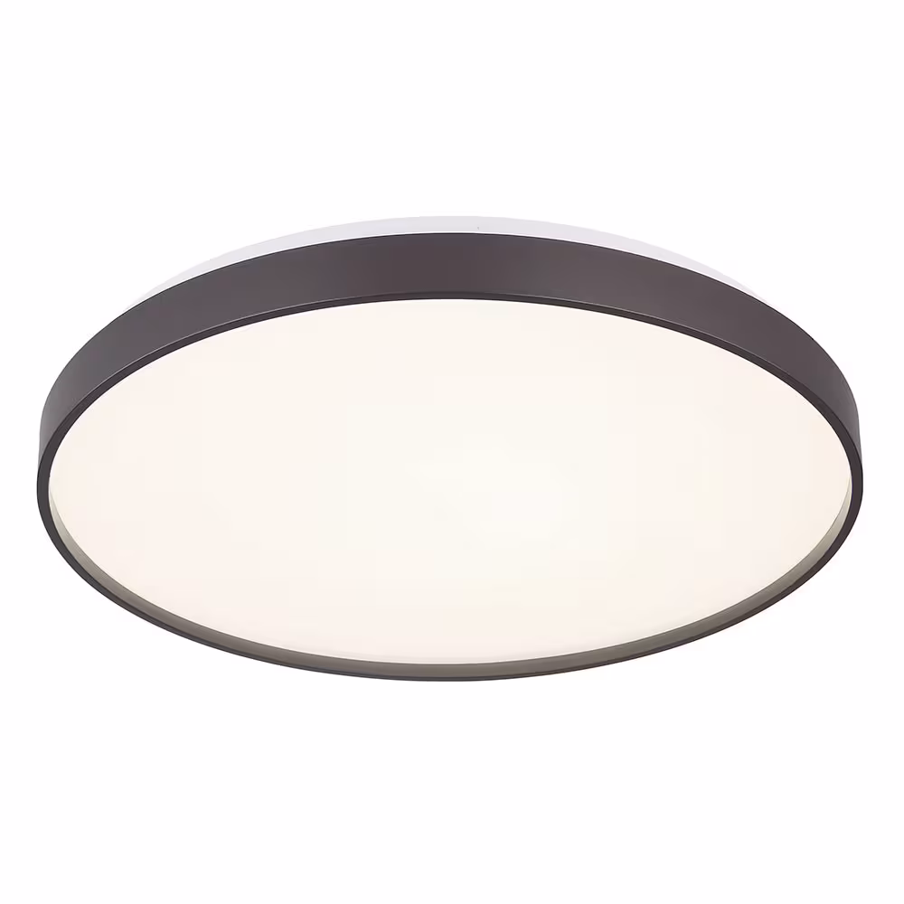 Globo Lighting LED Ceiling Light ECLYPSE Anthracite Opal