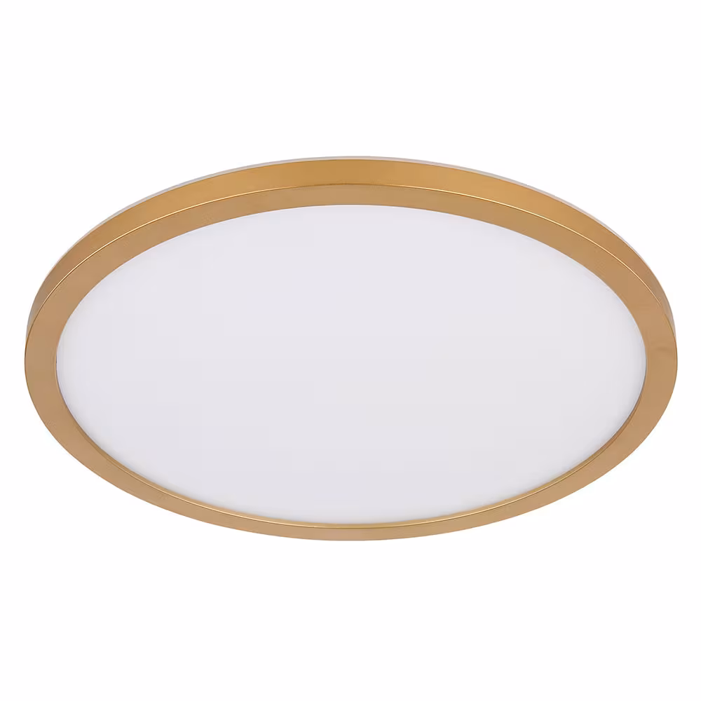 Globo Lighting LED Ceiling Light Brass Bathroom Lamp