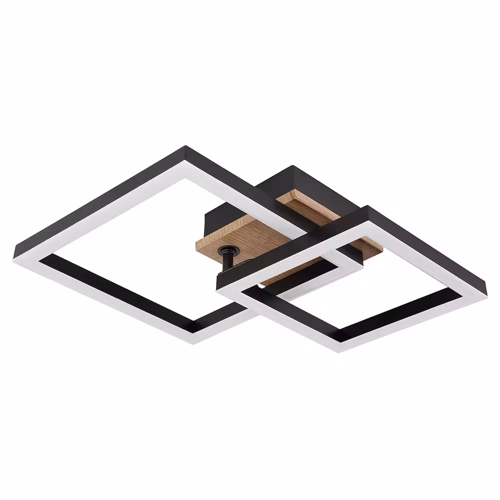 Globo Lighting LED Ceiling Light Metal Black