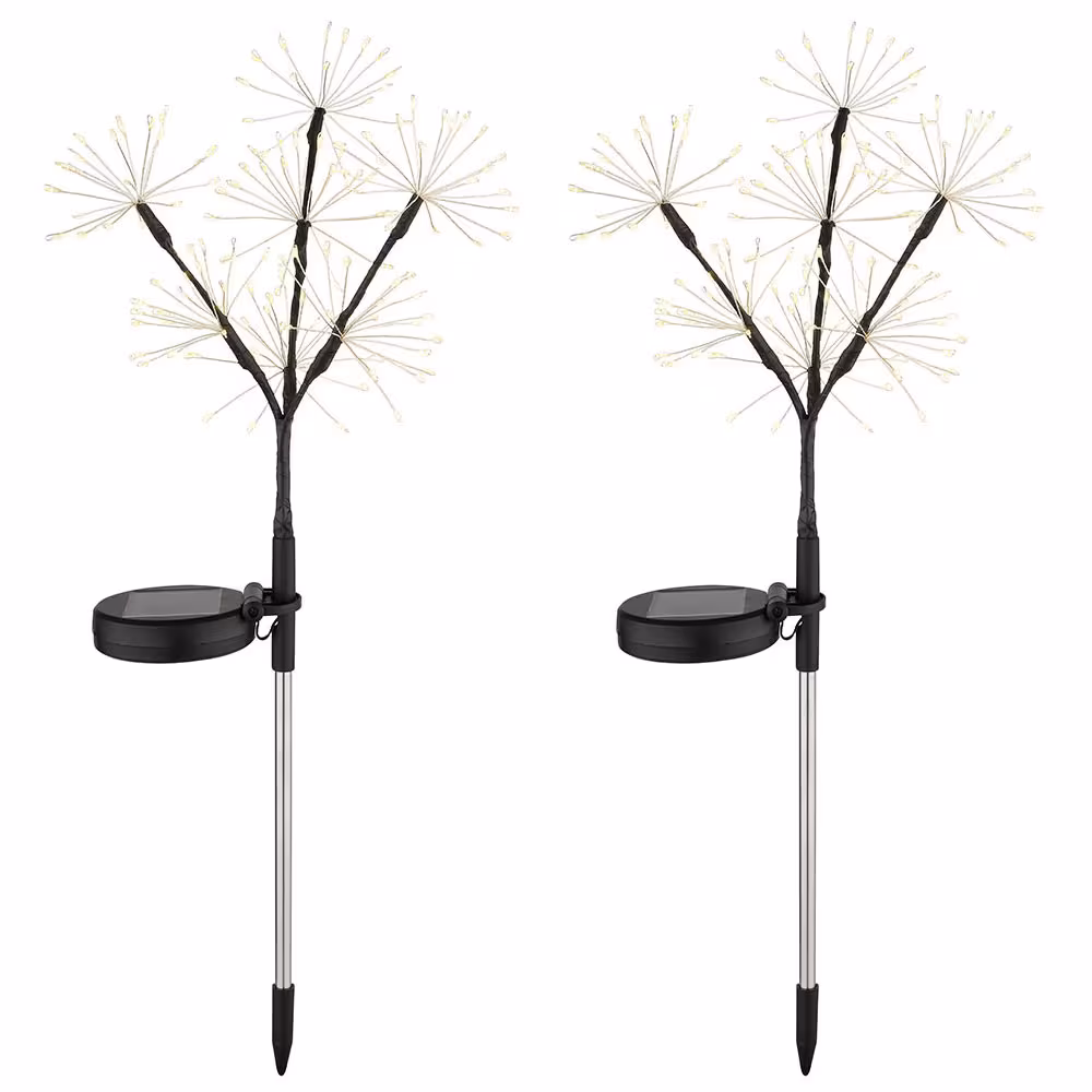 Globo Lighting LED INDOOR SOLAR LIGHT Clear Matt Set of 2