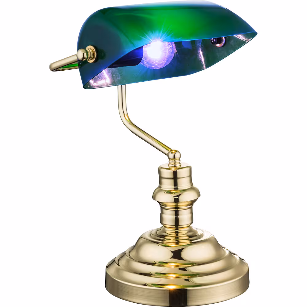 Globo Lighting LED Desk Lamp Antique Green