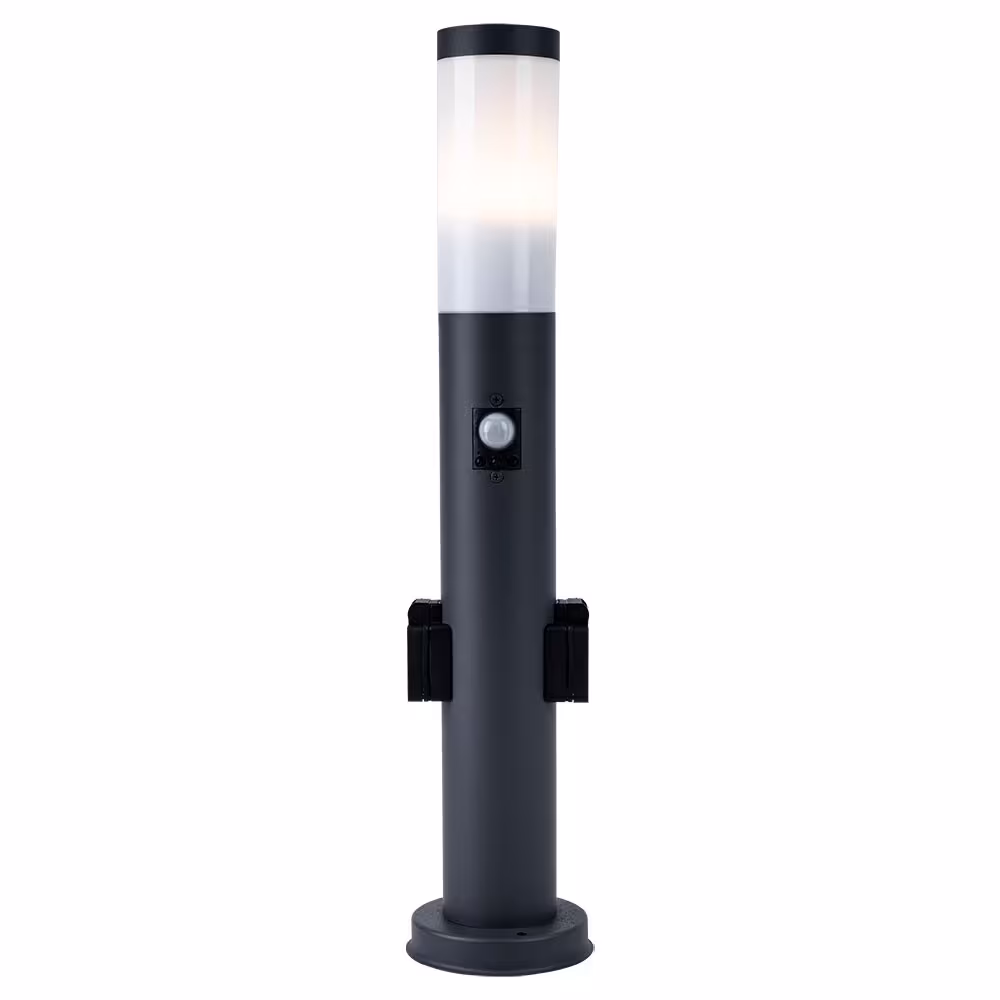 Globo Lighting LED plinth light stainless steel white