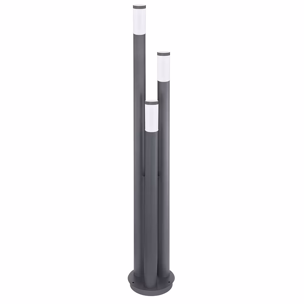 Globo Lighting LED Floor Lamp Boston Anthracite Stainless Steel