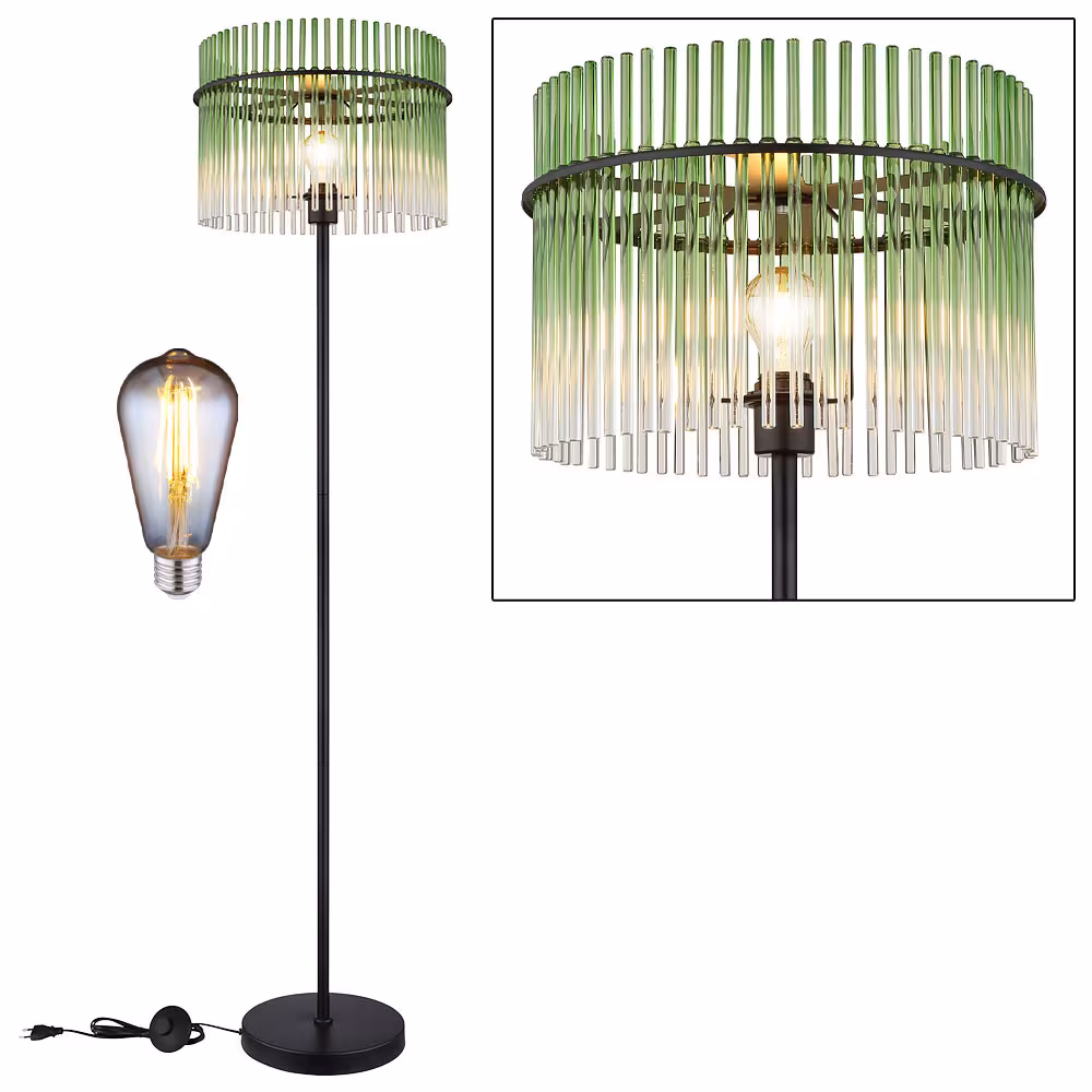 Globo Lighting LED Floor Lamp Gorley Green