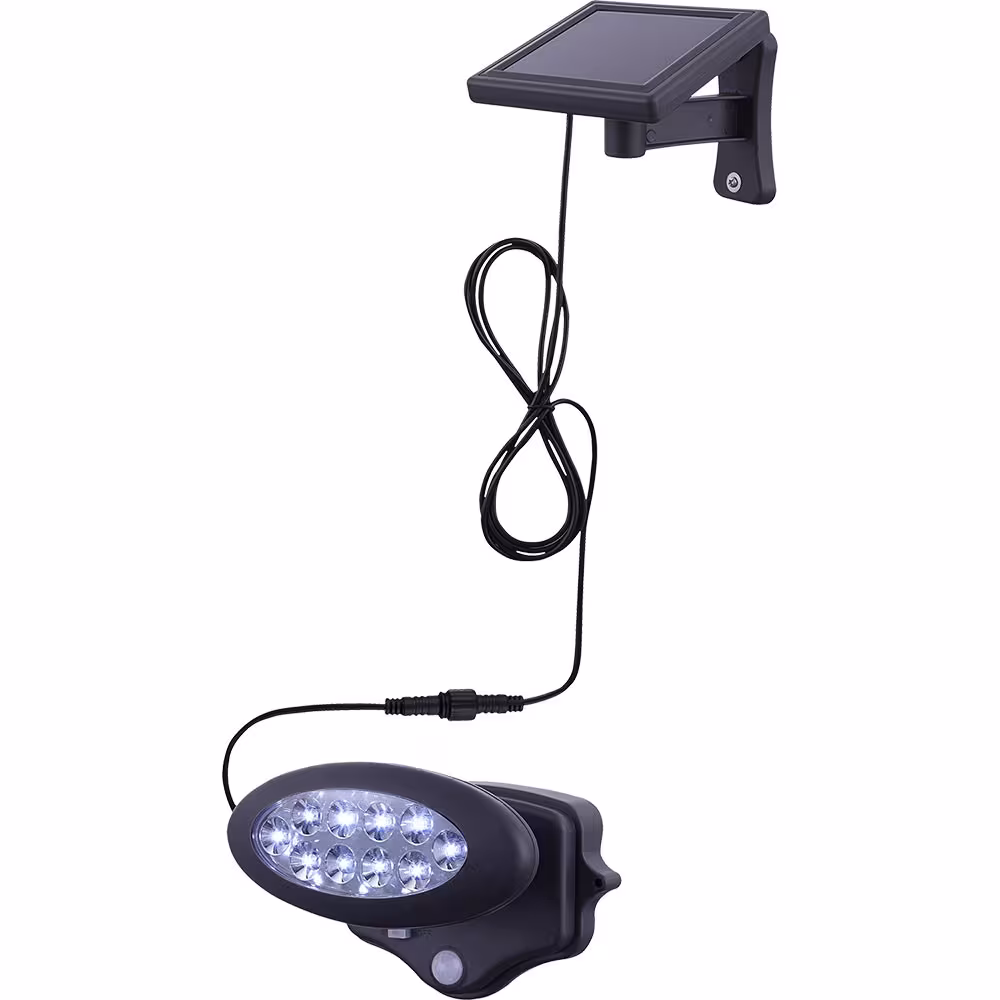 Globo Lighting LED Spotlight Solar Plastic Anthracite