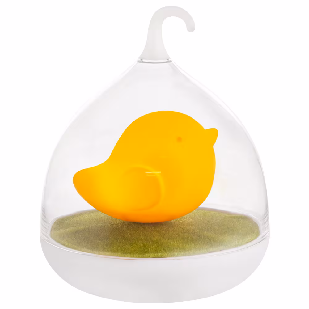Globo Lighting LED Table Lamp Bird Yellow Plastic