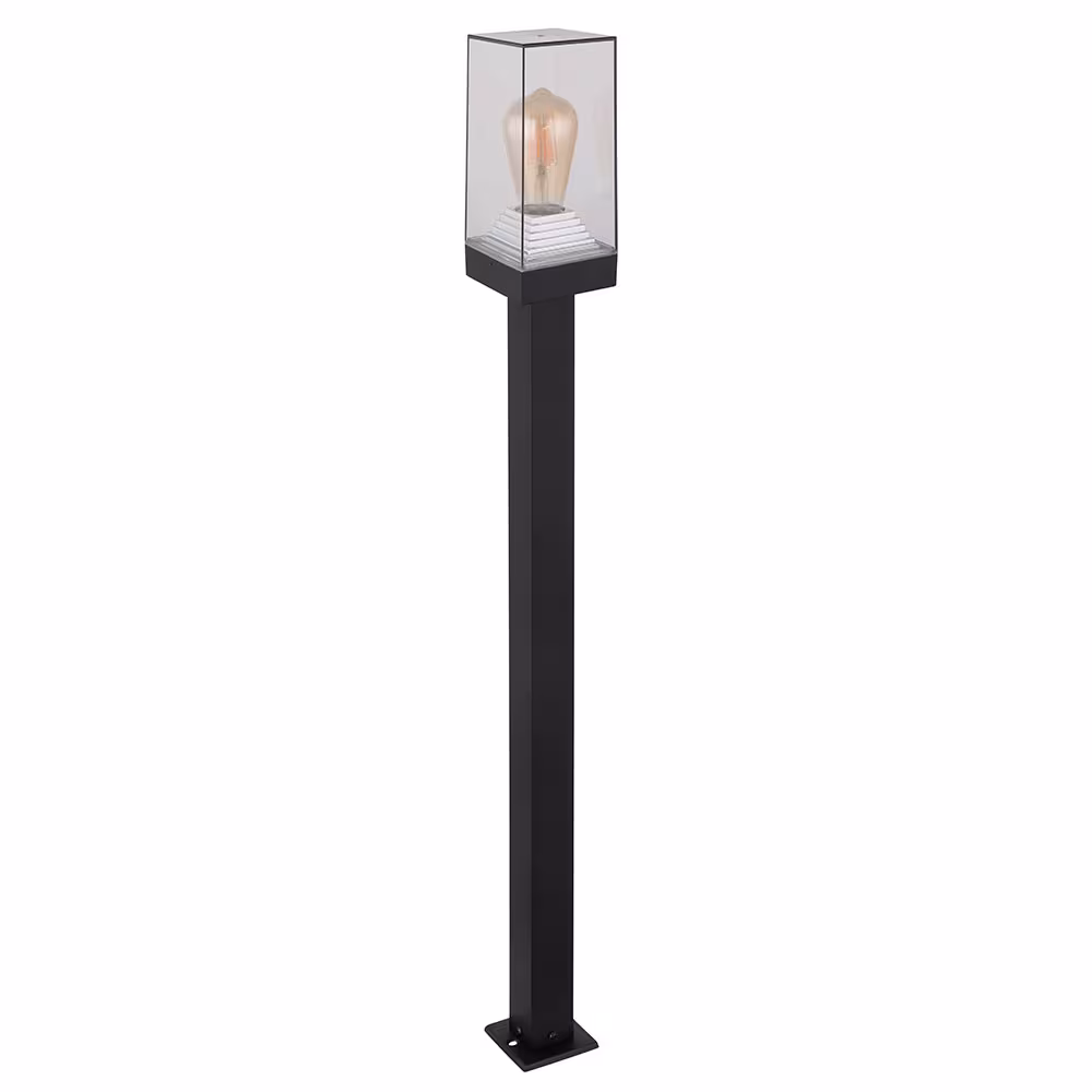 Globo Lighting LED Pathway Light Aluminum Black Clear