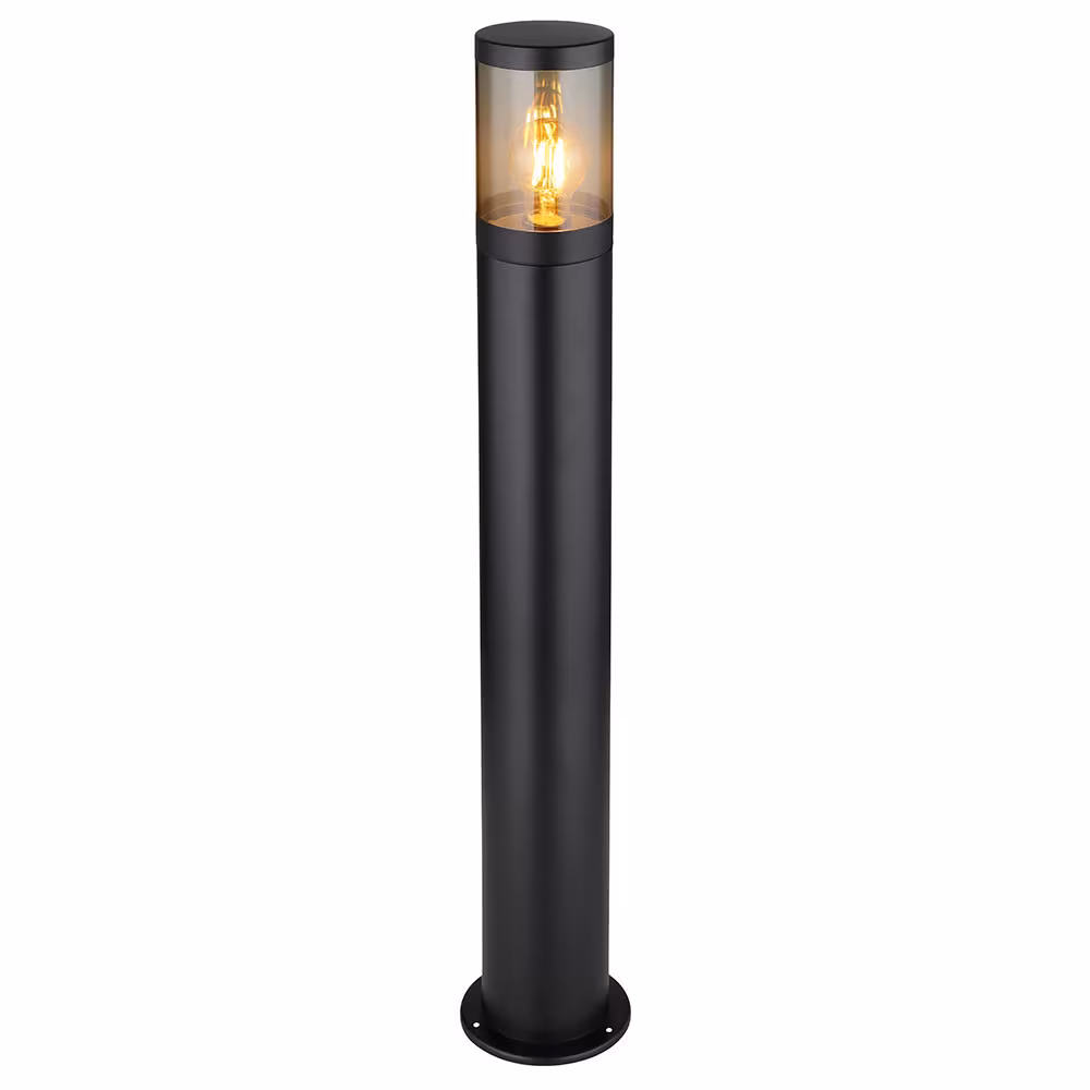 Globo Lighting LED Pathway Light Stainless Steel Black Smoke