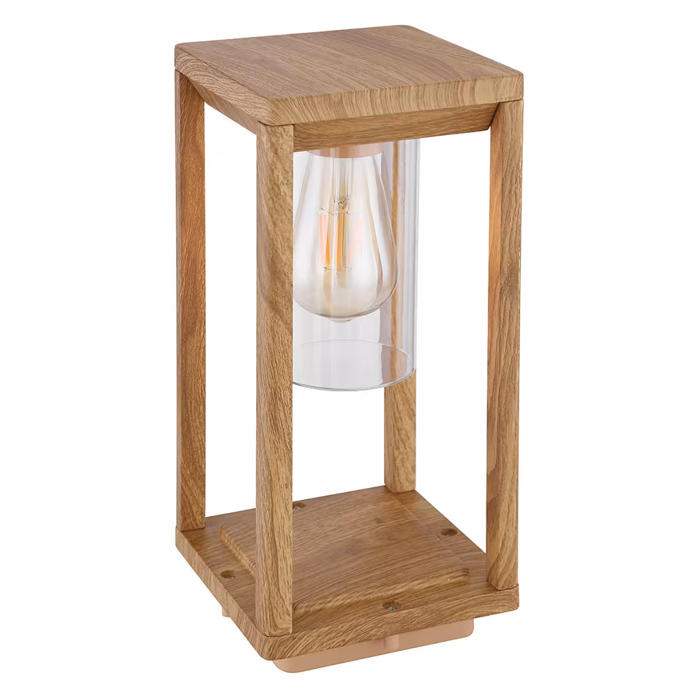 Globo Lighting CANDELA Pathway Light, Brown Wood Look