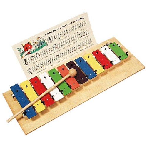 Glockenspiel Large, Colourful, 12 Sounds 140