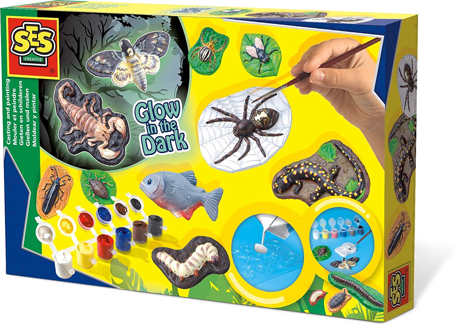 SES Creative Glow Scary Animals