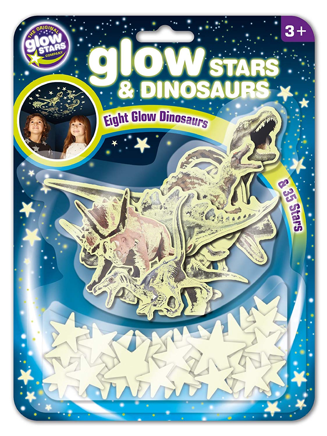 Brainstorm Glowing Stars Dinosaurs