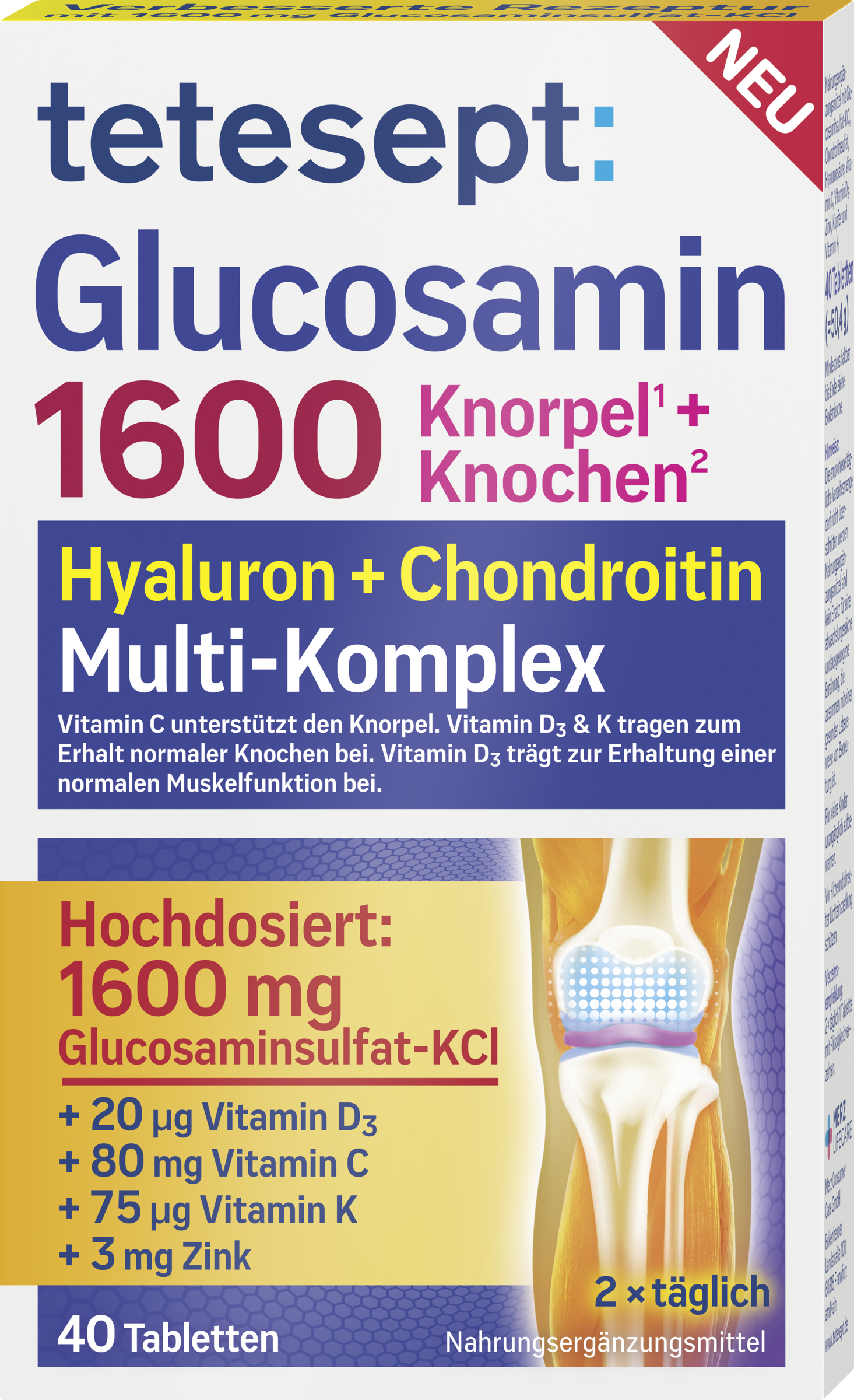 tetesept Glucosamine 1600 Tablet