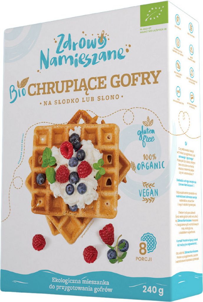 Biogo GLUTEN-FREE Waffle Mix 240 g - HEALTHY MIXED