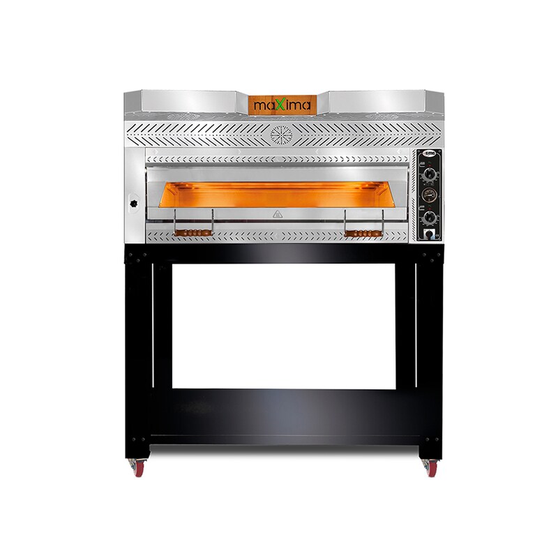GMG - Pizza Oven - 9 x Ø 35cm | 12 kW 400V | Stackable - Made entirely of firebrick - 1 baking chamber