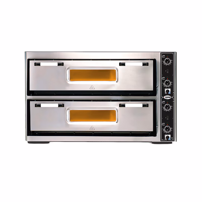 GMG - Pizza Oven PF9292 DE - Electric - 9+9x Ø30cm | 16 kW | 400V - Stainless Steel 2 Baking Chambers