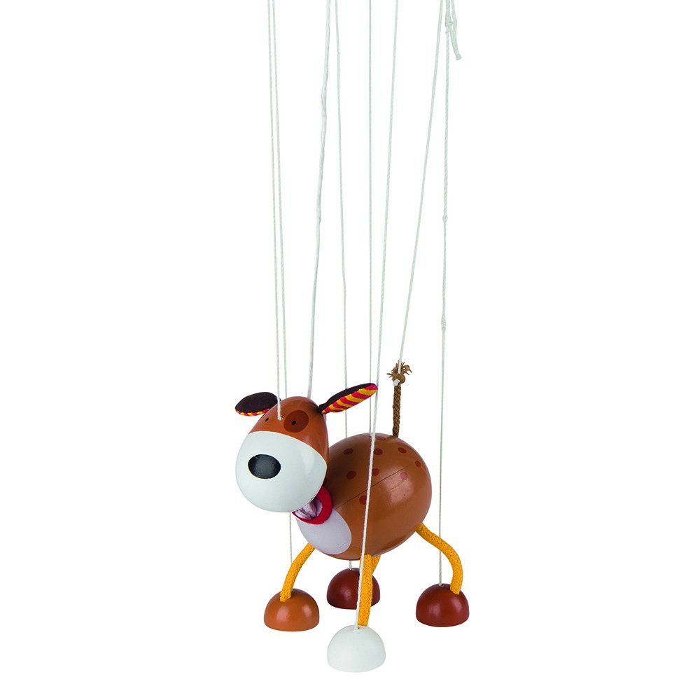 Goki 51755 Jigsaw Puppet Dog