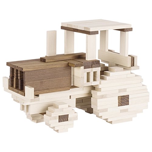 Goki 58532 Natural Building Blocks Set, Pack Of 200
