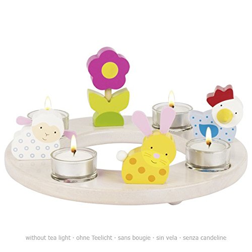 Goki Candle Ring Easter Festive 13-Piece Without Candles