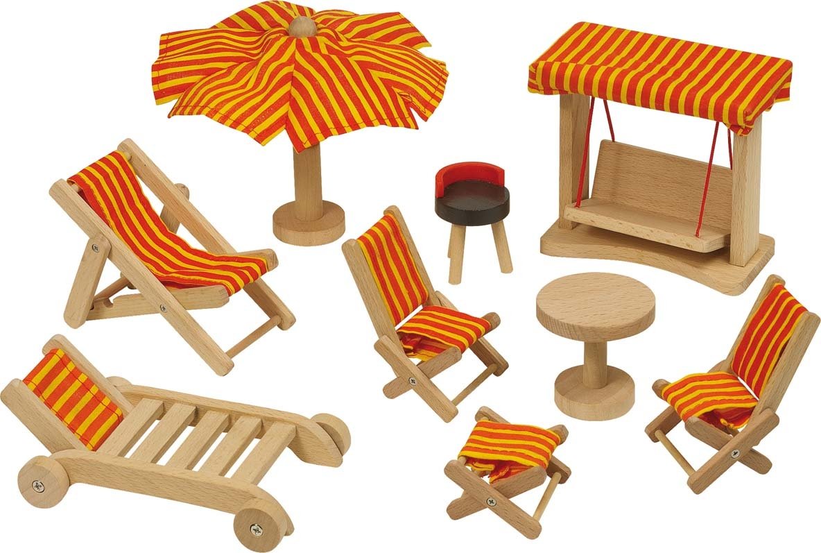 Goki Dolls House Garden Furniture