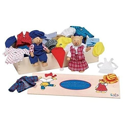 Goki Flexible Dolls Bear Dress-Up Box