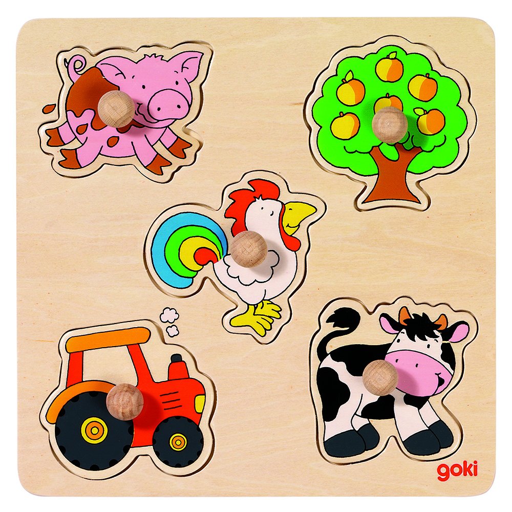 Goki In The Countryside Lift Out Puzzle Basic