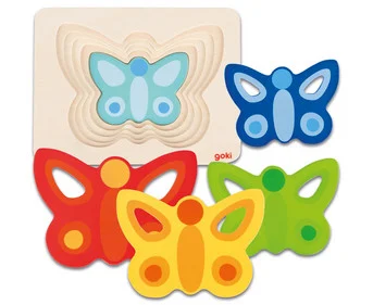 goki layered puzzle “Butterfly II”
