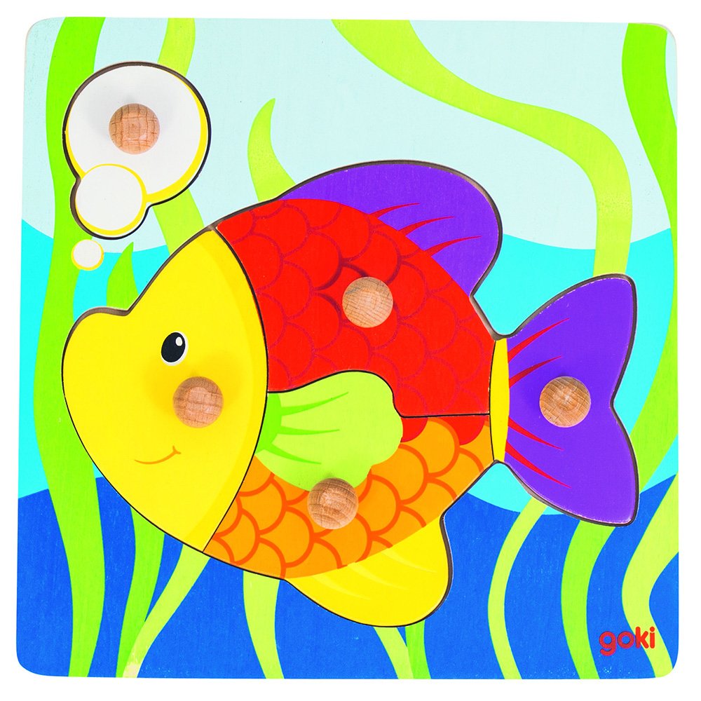 Goki Lift Out Puzzle Fish