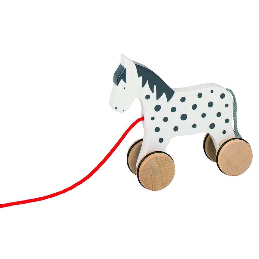 Goki Pull Along Animal Horse Alvah