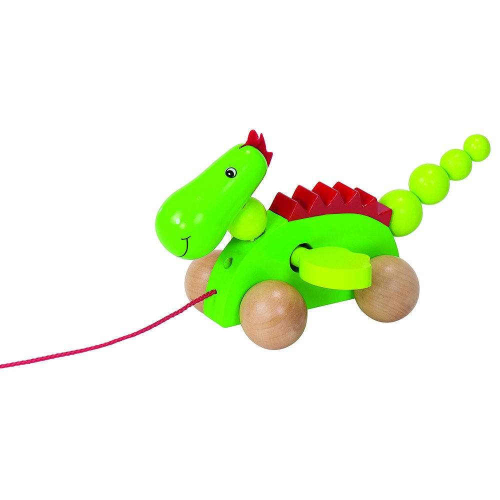 Goki Pull Along Animal Shaking Dragon