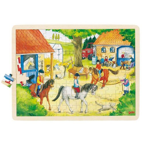 Goki Puzzle Riding Stable