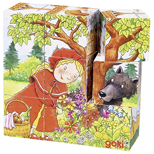 Goki Robust Fairy Tale Cube Puzzle