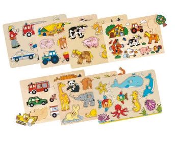 goki Peg Puzzle, Set of 7