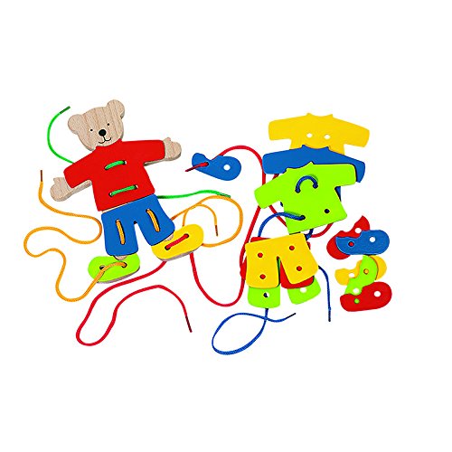 Goki Threading Bear With Clothes