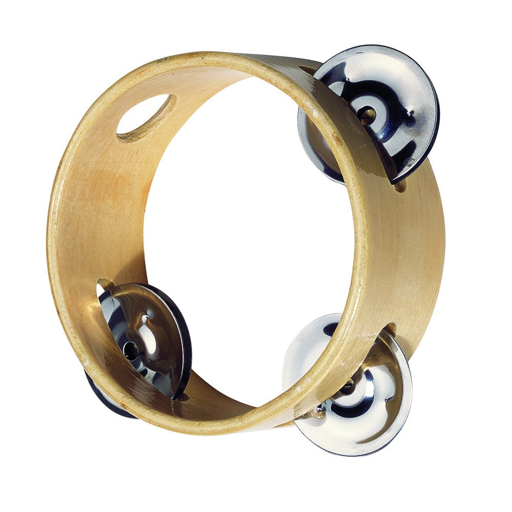 Goki Uc087 – Musical Instrument – Wooden Tambourine With 3 Bells