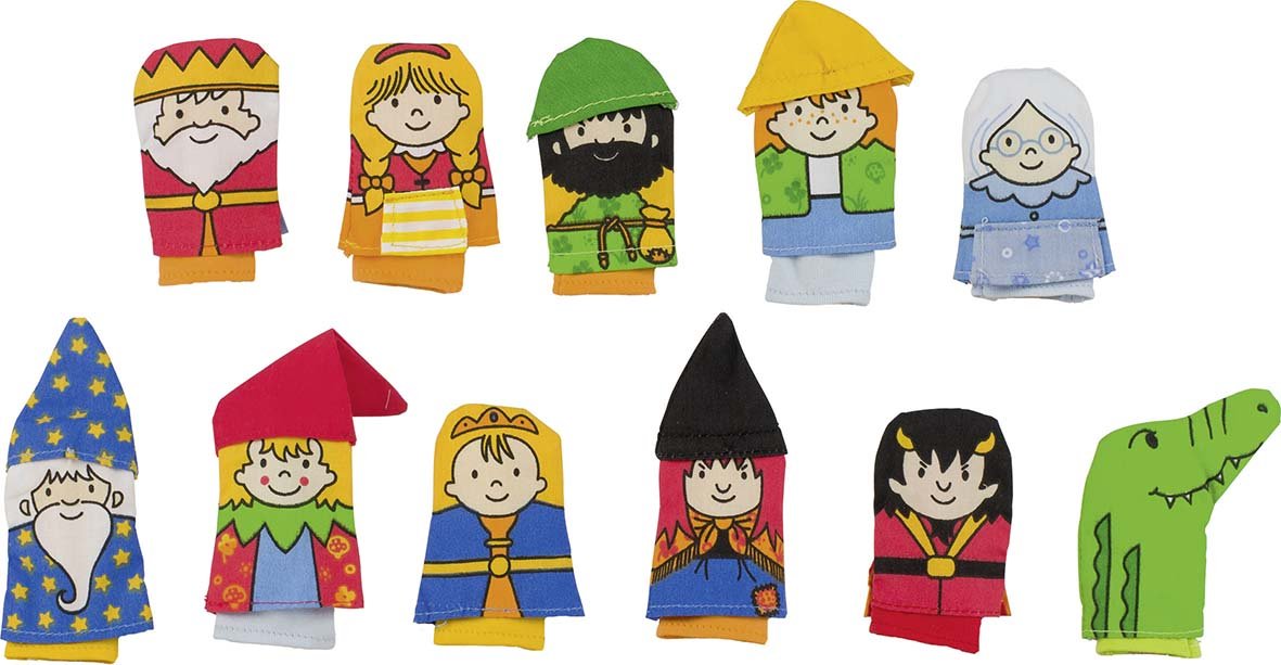 Goki – Wallpaper – Assortiment De Hand Puppets Finger – 11 Elément