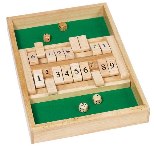 Goki Wooden Double Shut The Box Game
