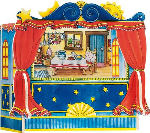 Goki Wooden Finger Puppet Theatre