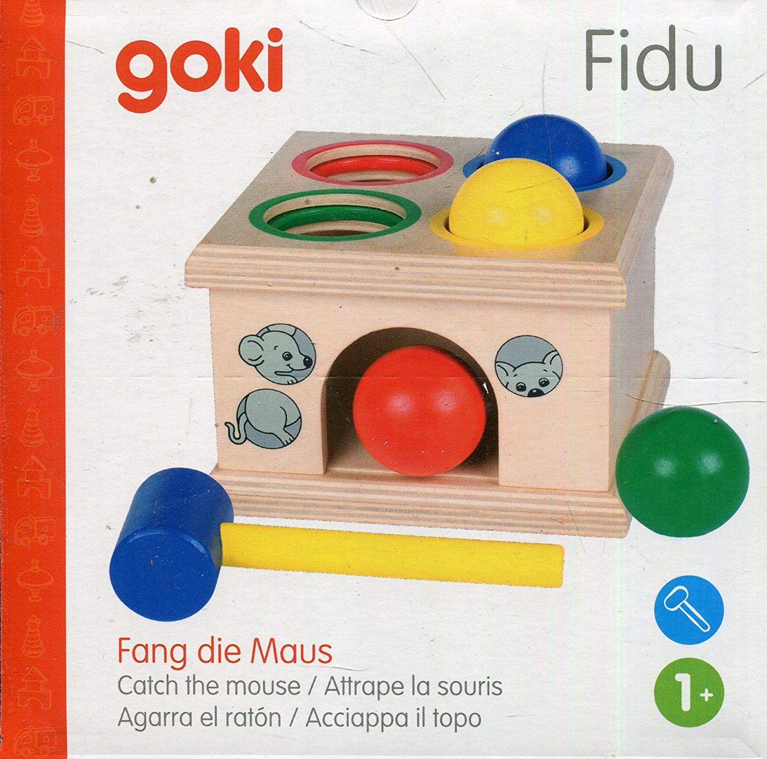 Goki Wooden Hammer Game Fidu