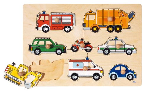 Goki Wooden Means Of Transport Puzzle