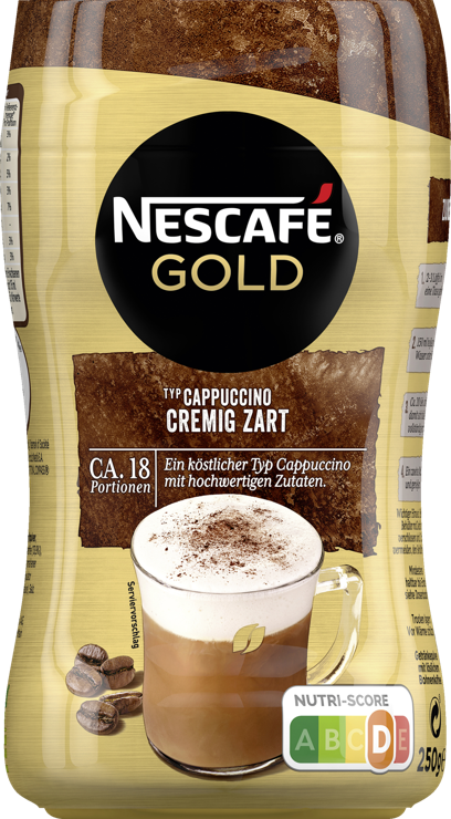 Nescafé Gold Cappuccino cremig zart