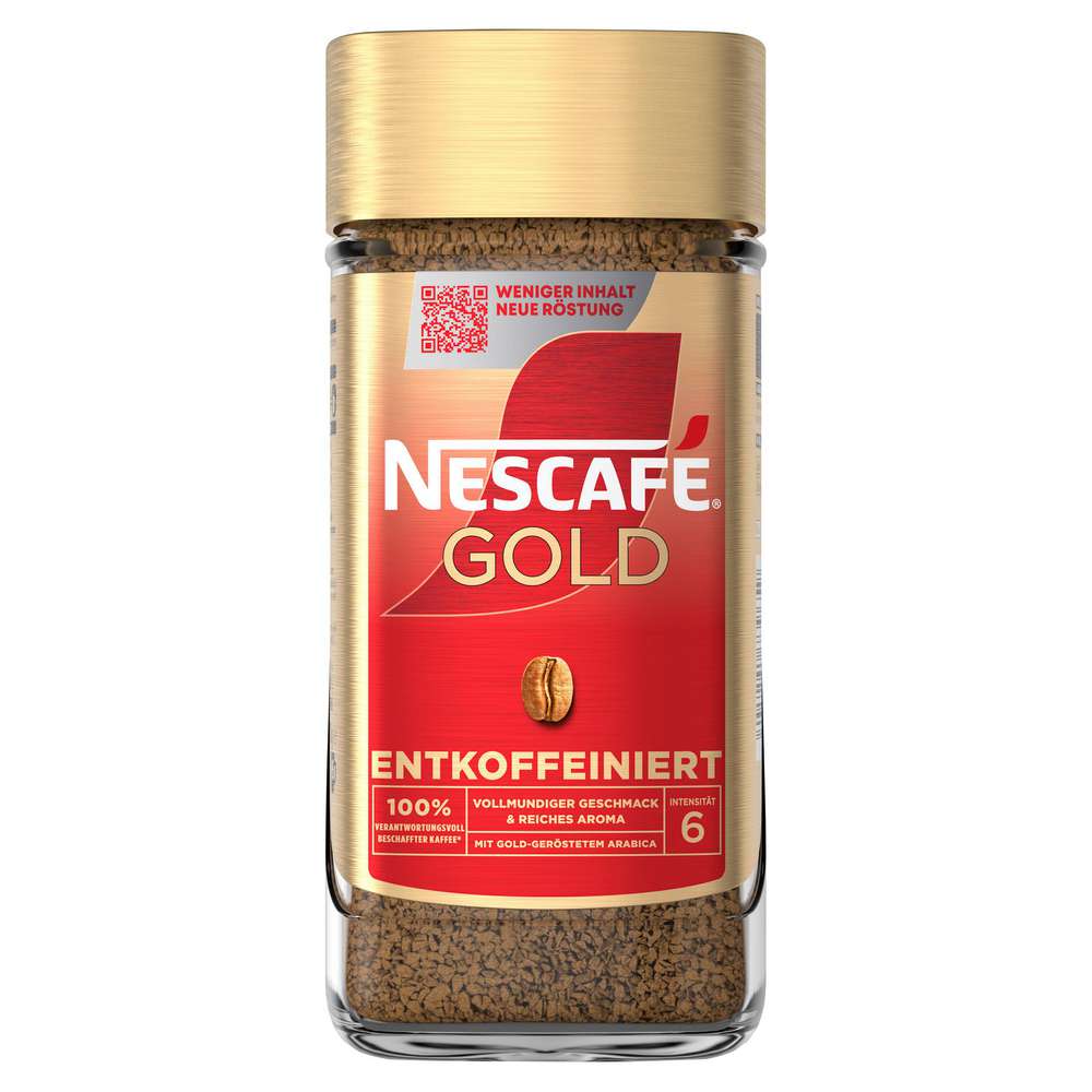 Nescafé Gold Instant-Kaffee Entkoffeiniert