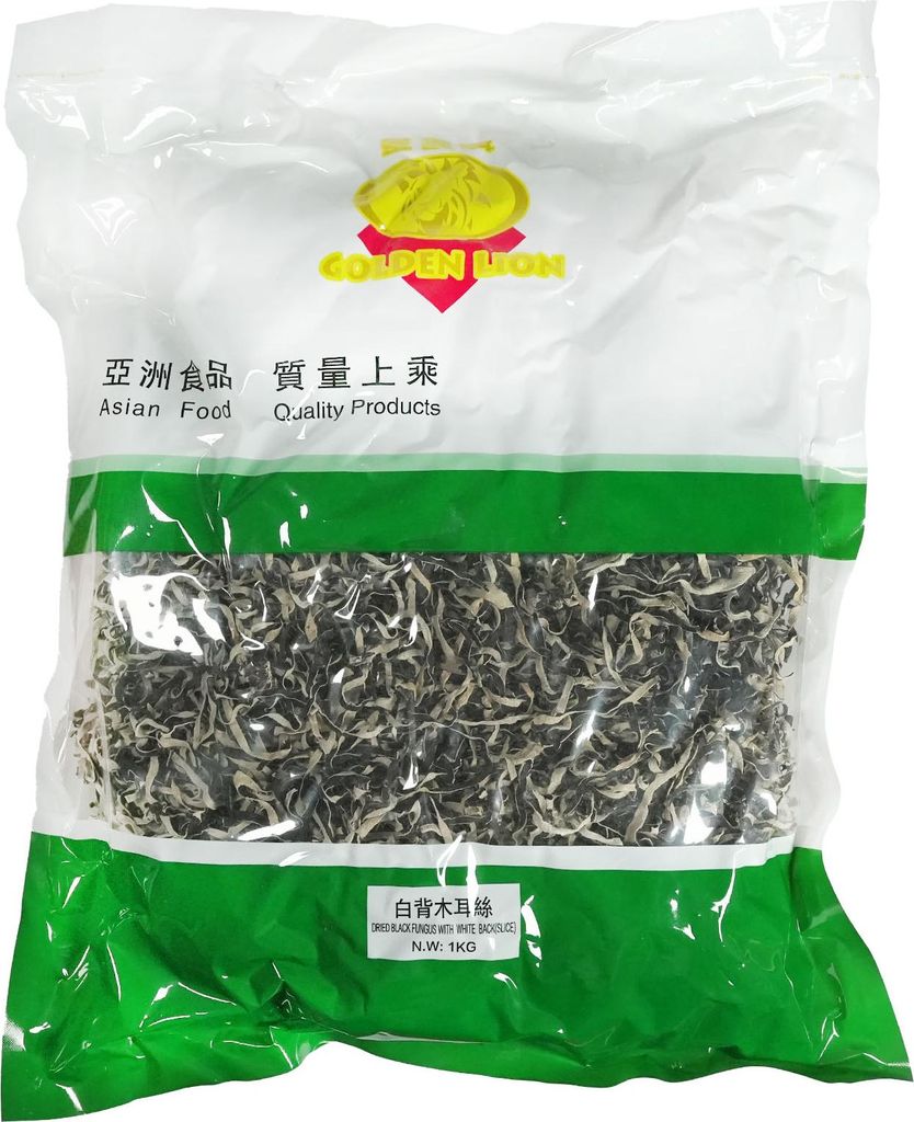 Golden Lion Black Fungus Strips 1kg 1000g
