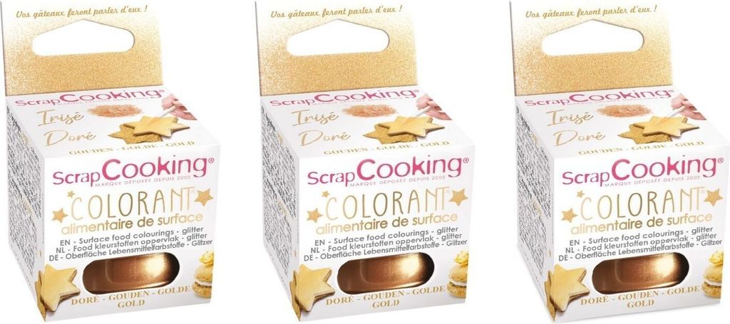 ScrapCooking Golden food coloring in powder form 15 g
