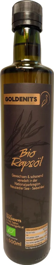 Goldenits Rapeseed Oil 500ml from Biohof Goldenits