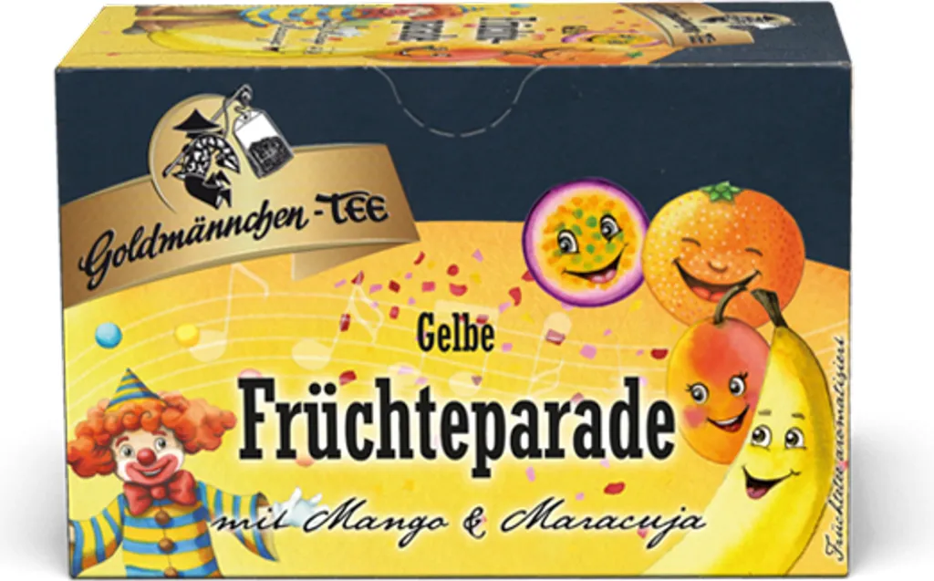 H&S Tee-Gesellschaft mbH & Co. KG Goldmännchen Children's Tea Yellow Fruit Parade, 50 gm
