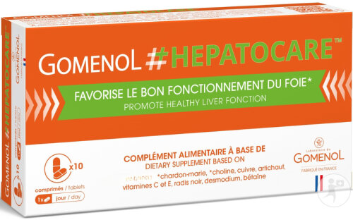 Restaxil Gomenol Hepatocare Liver Health and Detoxification 10 Tablets