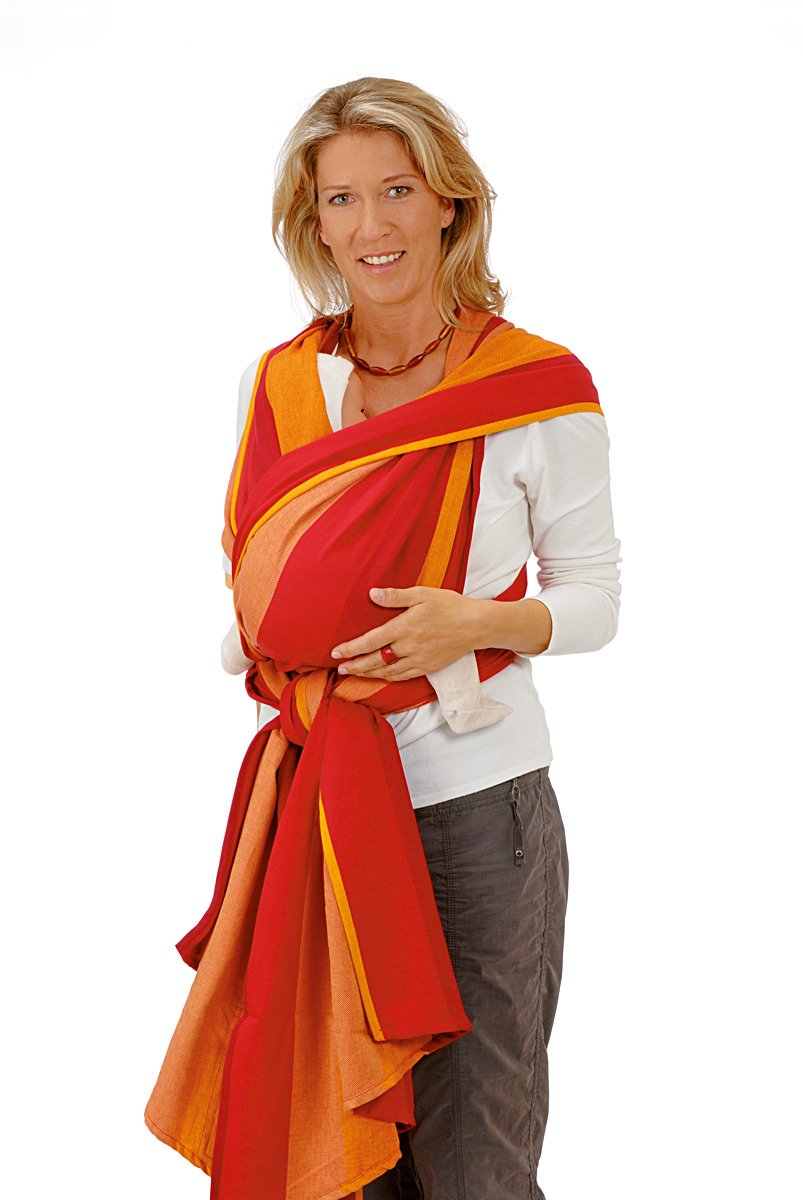 Hoppediz Organic Baby Sling (Organic) 4,60 m x 0,70 m) with Instructions