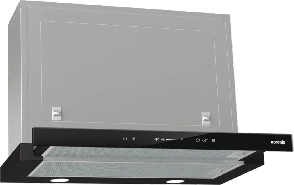 Gorenje BHP 643 A5BG Black Flat Screen Hood, 60cm